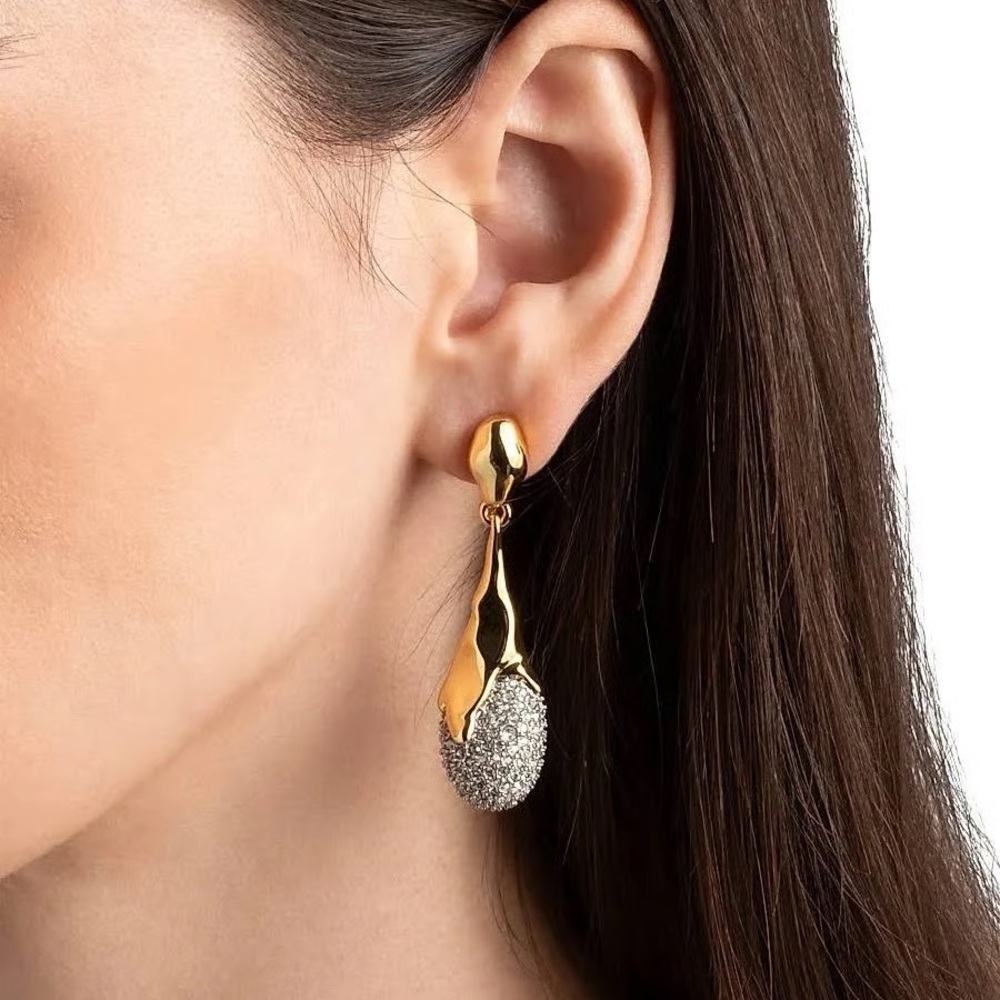 ALEXIS BITTAR Solanales Crystal-Teardrop Earrings - Picture 2 of 6